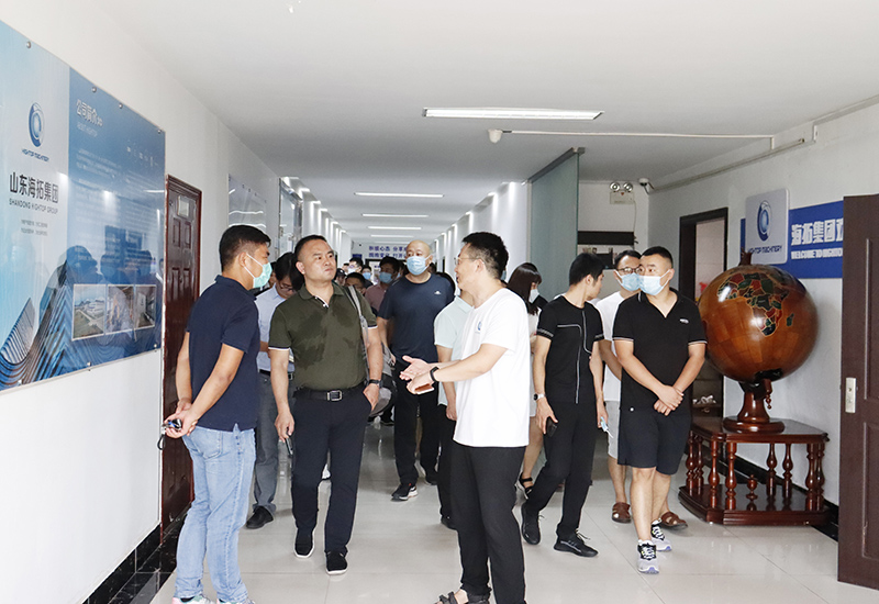 热烈欢迎阿里巴巴寻梦之旅团队莅临long8集团参观学习